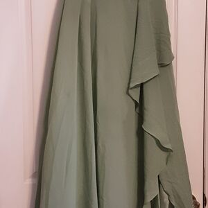 Elegant Green Women's Wedding Dress